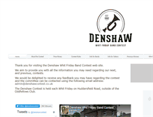 Tablet Screenshot of denshawcontest.co.uk